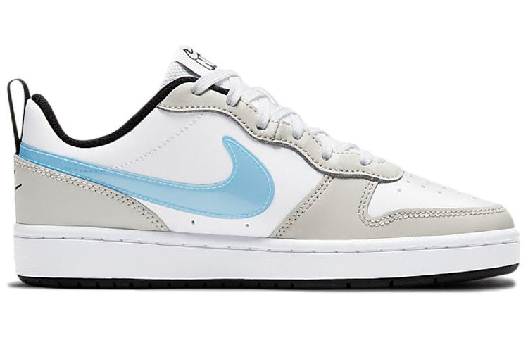 (GS) Nike Court Borough Low White/Blue/Grey CW1624-100
