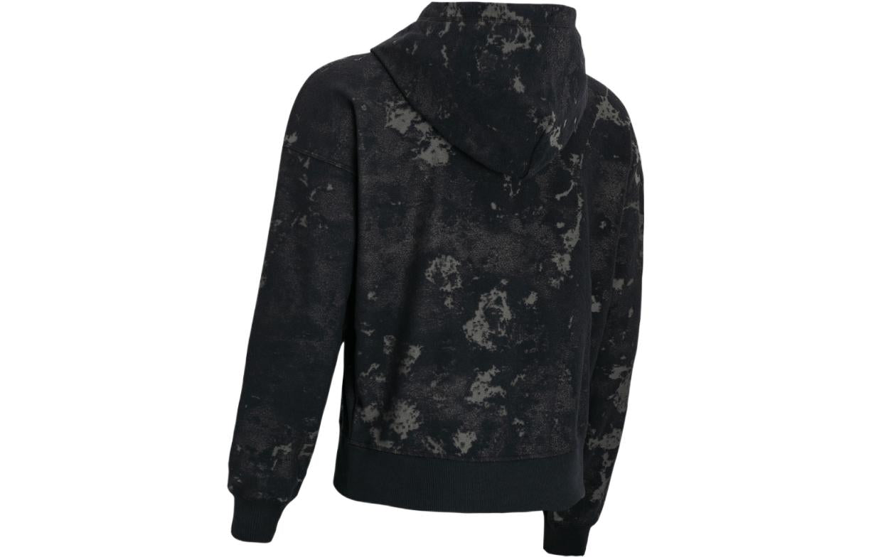 (WMNS) Under Armour Journey Terry Hoodie 'Black Grey' 1376915-001