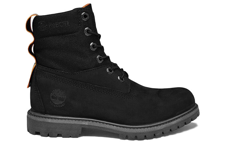 (WMNS) Timberland Rebotl 6 Inch Wide-Fit Boot 'Black Nubuck' A2AZ8