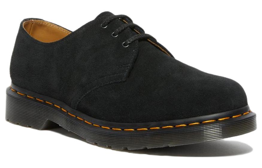 (WMNS) Dr. Martens 1461 Suede Oxford Shoes 'Black' 27458001