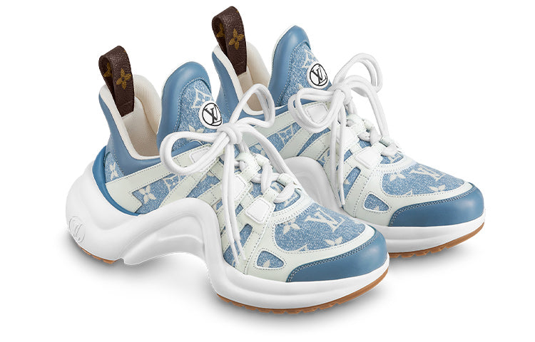 (WMNS) LOUIS VUITTON Archlight 1.0 Sneakers 'Denim Monogram' 1AB30Q