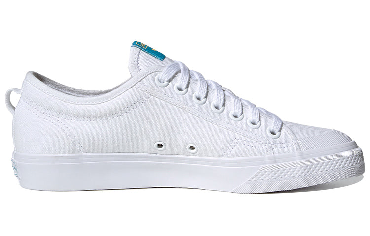 adidas Nizza Trefoil 'White Blue' FY2259