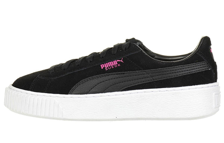PUMA Suede Platform Jr Casual Shoes Black 363663-01