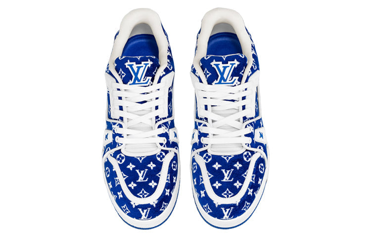 LOUIS VUITTON LV Trainer Sneakers 'Cobalt Blue Monogram' 1ABFRQ
