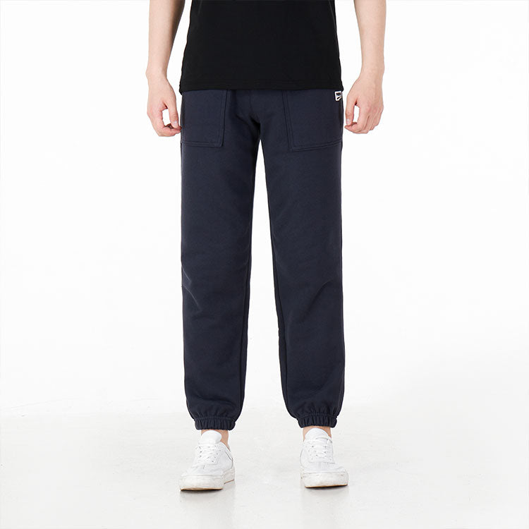 PUMA Logo Downtown Sweatpants 'Navy Blue' 535378-43