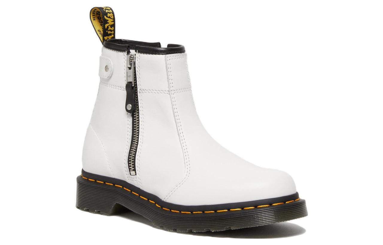 (WMNS) Dr. Martens 2976 Twin Zip Boots 'White' 27618100