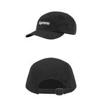 Supreme Washed Chino Twill Camp Cap 'Black White' SUP-FW22-108