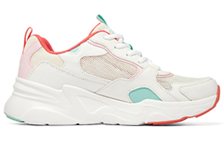 (WMNS) Skechers DLites 'White Pink' 117357-WMLT