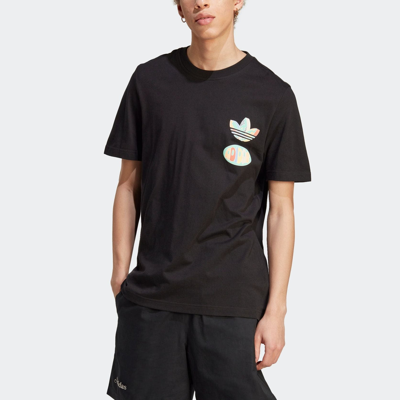 adidas originals Enjoy Summer Front/Back Graphic Tee 'Black' IT8183