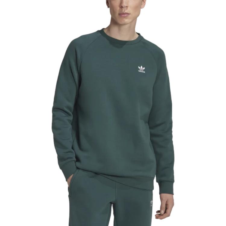 adidas Adicolor Trefoil Crewneck Sweatshirt 'Mineral Green' HJ7993