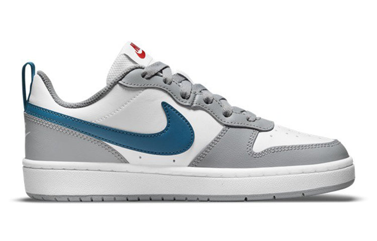 (GS) Nike Court Borough Low 2 'White Light Smoke Grey Marina' BQ5448-117