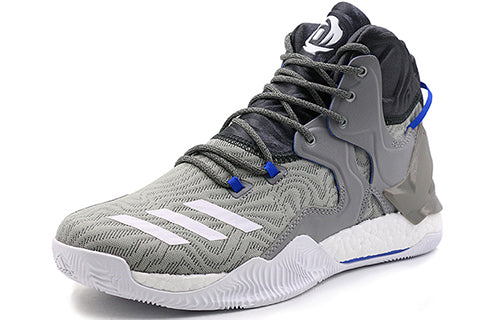 adidas D Rose 7 Charcoal Solid 'Grey White Blue' BB8212
