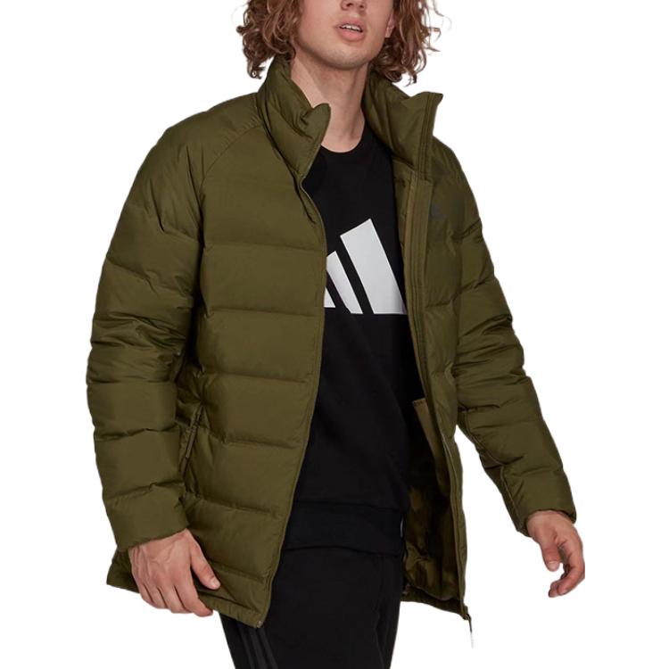 adidas Terrex HELIONIC Mid Jacket 'Focus Olive' GT9197