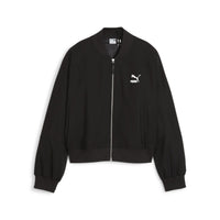 (WMNS) PUMA Classics Shiny Bomber Jacket 'Black' 623696-01