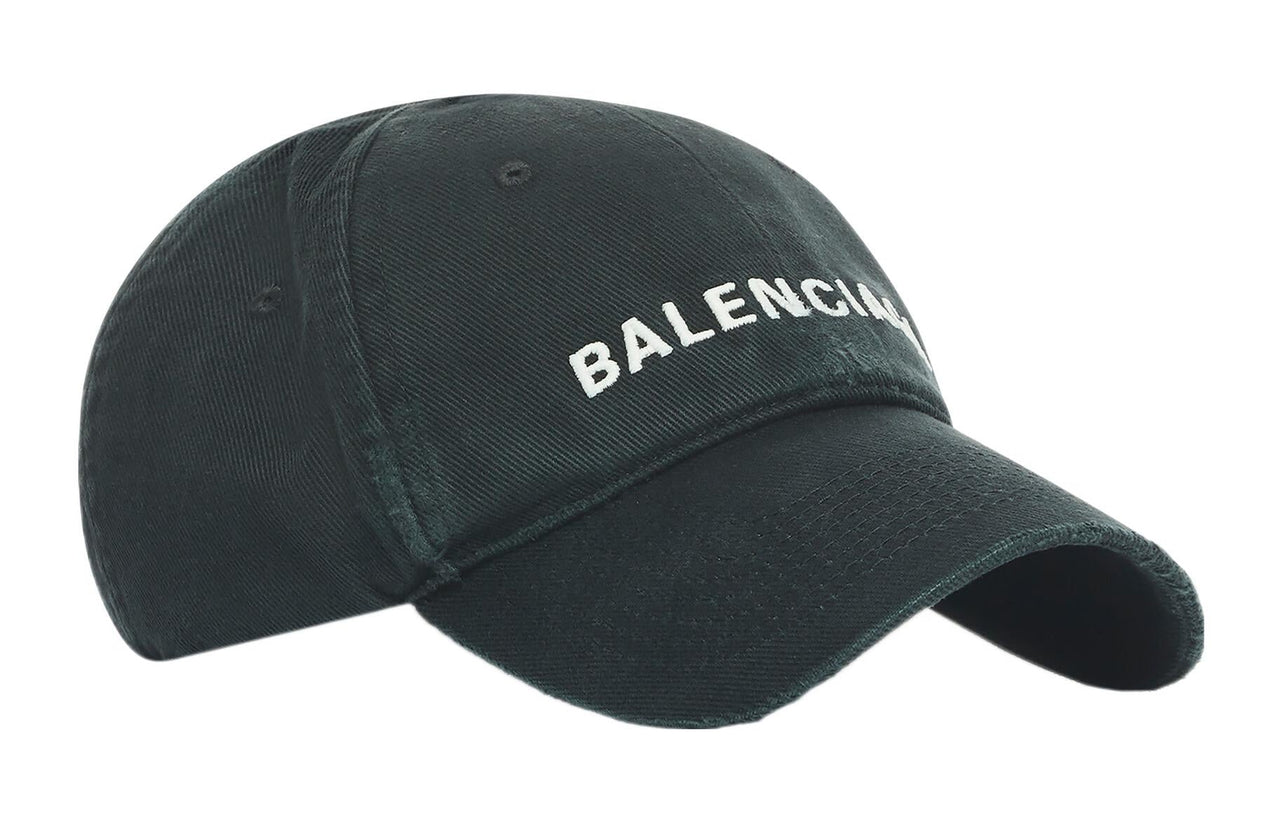 (WMNS) Balenciaga Logo Front Cap Glow In The Dark 'Black' 673319410B21099