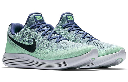 (WMNS) Nike Lunarepic Low Flyknit 2 'Blue Moon Dark Obsidian Vapor Green' 863780-403