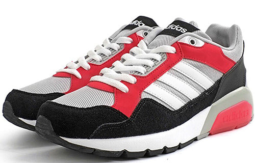adidas neo adidas Run9tis 'Grey Black Red' BB9860