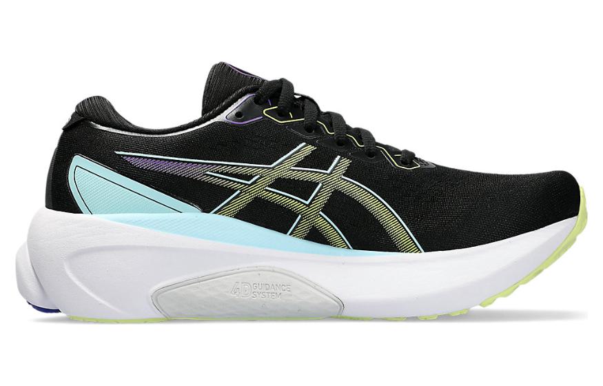 (WMNS) ASICS Gel-Kayano 30 'Black Blue Glow Yellow' 1012B357-003