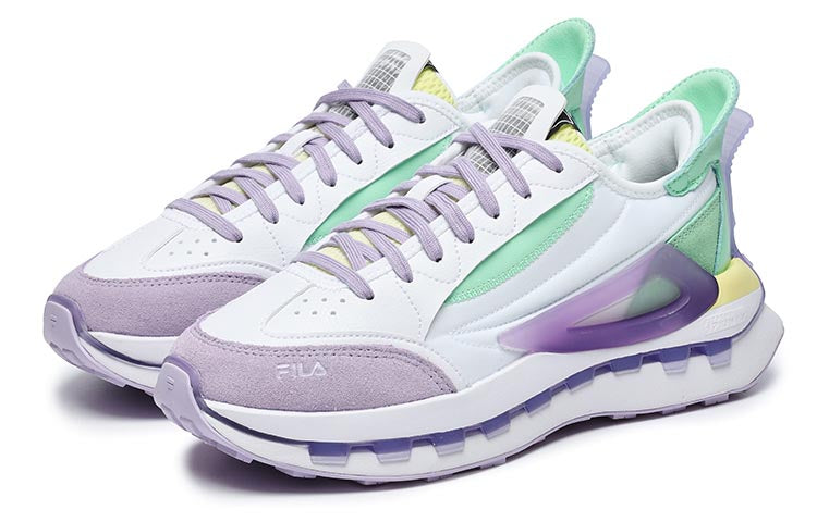 (WMNS) FILA KM Shoes 'White Purple Aqua' F12W233113FWP