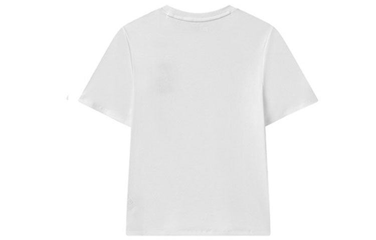 (WMNS) FILA Printing Round-neck White F11W128145F-WT