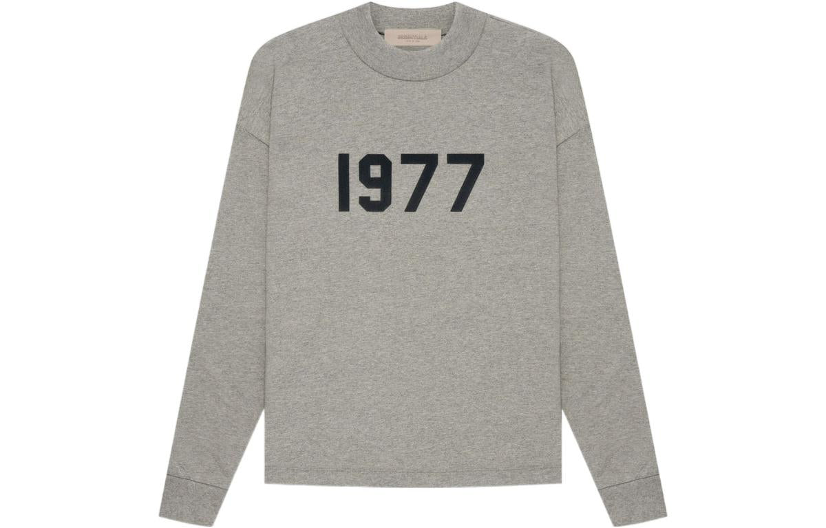 Fear of God Essentials SS22 Long Sleeve T-Shirt 1977 'Dark Oatmeal' FOG-SS22-926
