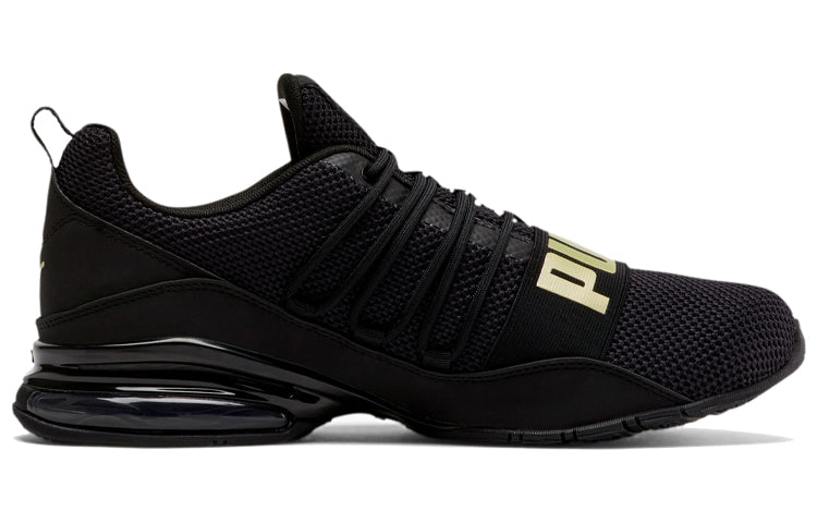 PUMA Cell Regulate Woven Black/Gold Running Shoes 192491-06