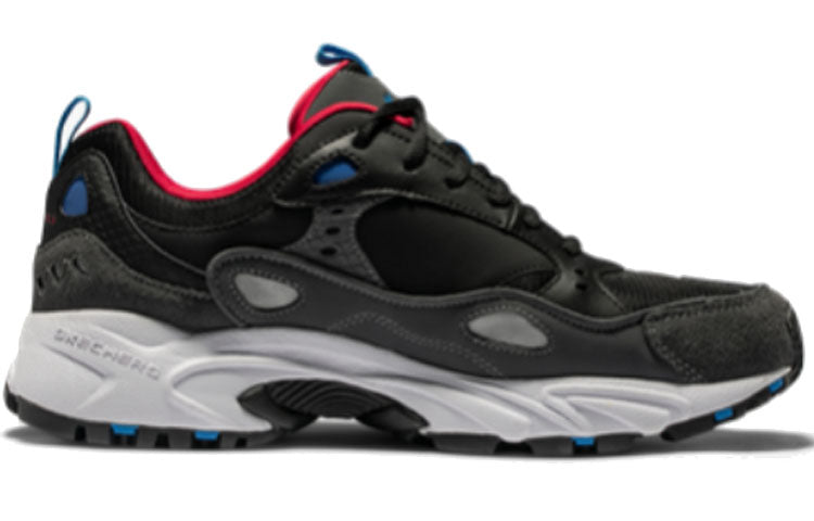 Skechers Stamina Daddy Shoes 'Black Red' 999307-BKMT