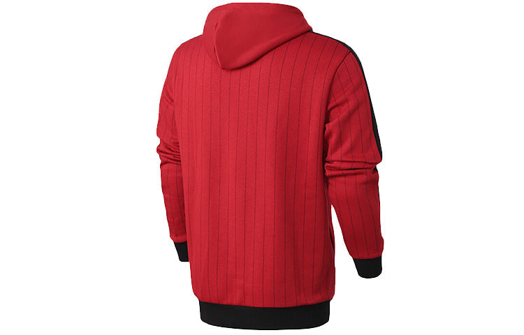 PUMA Pinstripe Aop Pullover Hoodie 'Red' 530179-50