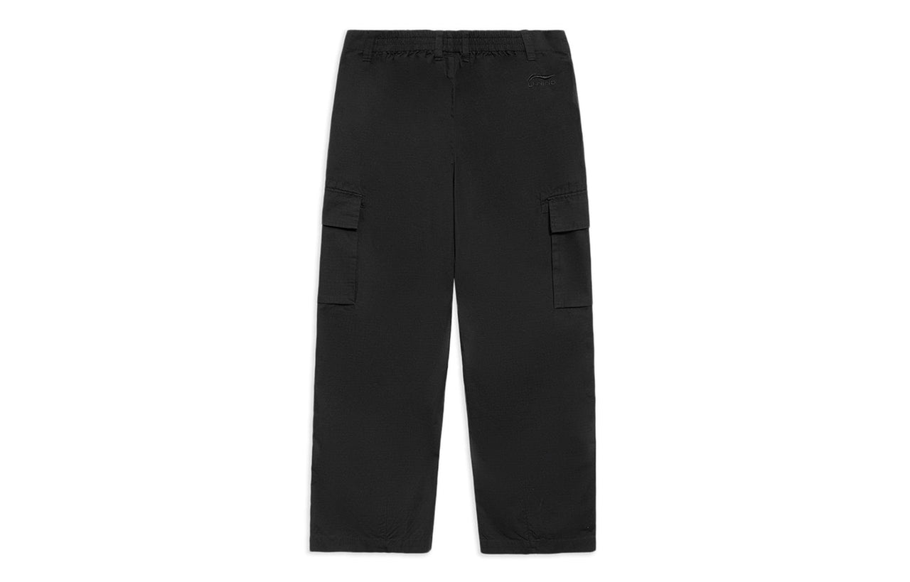 Li-Ning Counterflow Logo Cargo Pants 'Black' AKXS407-1