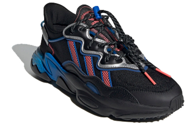 adidas originals Ozweego Sports Casual Shoes 'Black Blue' FW4272