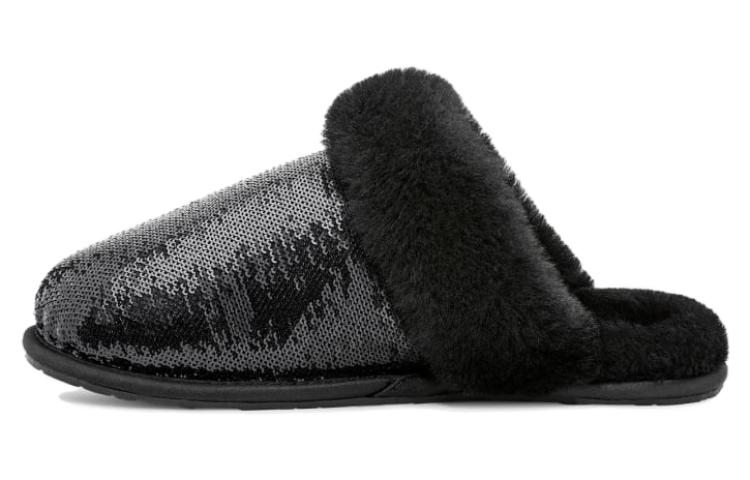 (WMNS) UGG Scuffette II Mirror Ball 'Black' 1151290-BLK