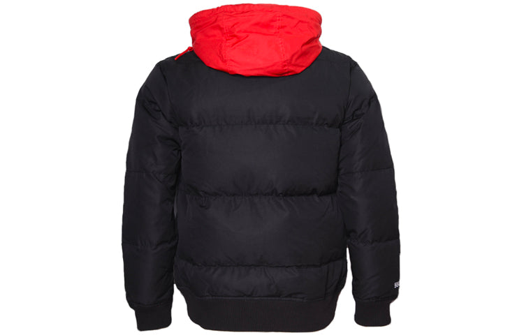 Converse Court Down Bomber Jacket 'Black Red' 10019992-A01