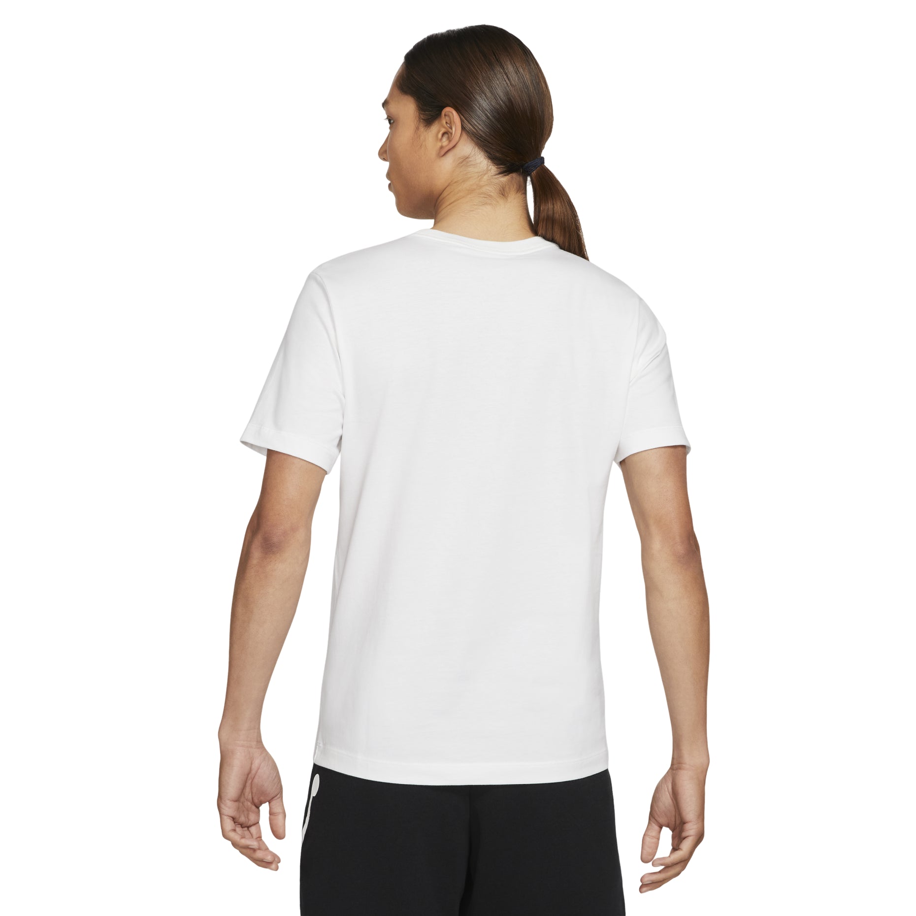 Air Jordan Jumpman Logo Embroidery Sports Round Neck Short Sleeves T Shirt Men s White DC7486-100