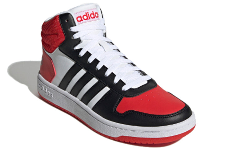 adidas Hoops 2.0 Mid 'Black Red' FV2730