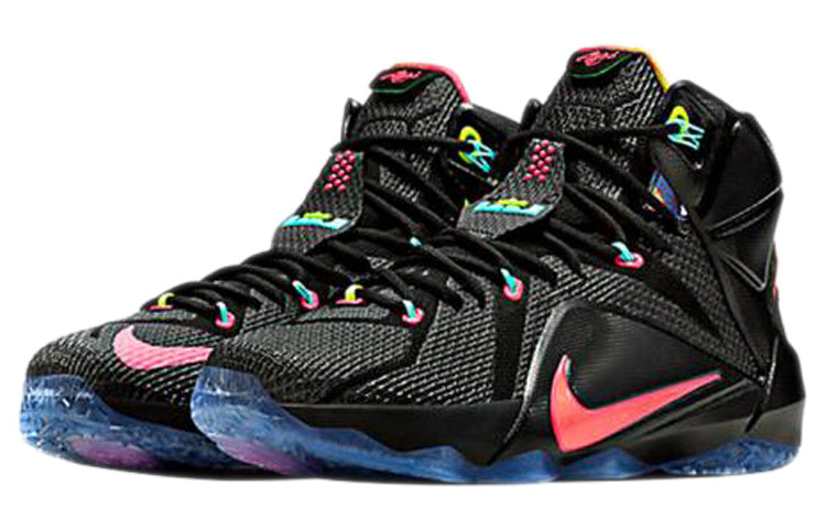 Nike Lebron 12 EP Data James 'Black Red' 707781-068