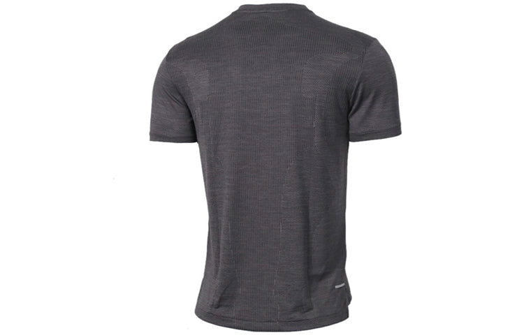Nike Techknit Ulta Reflective Running Sports Short Sleeve Gray AJ7616-010
