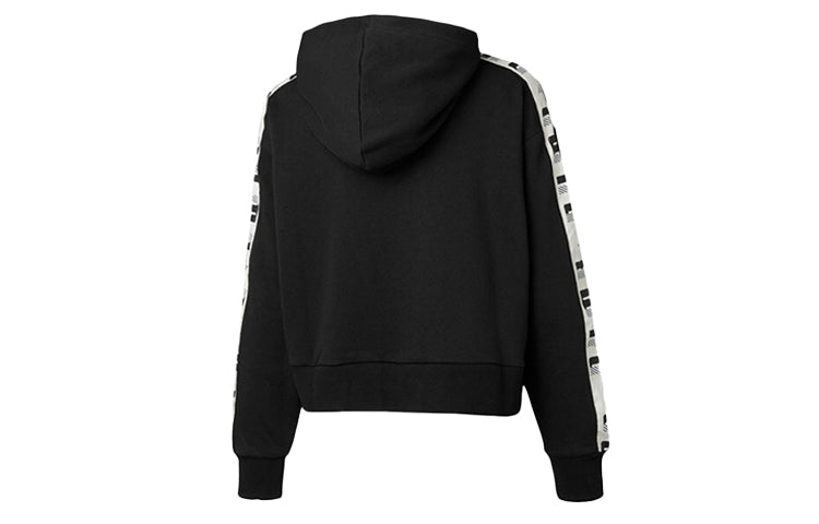 (WMNS) PUMA Knit hooded Zipper Jacket Black 578594-01