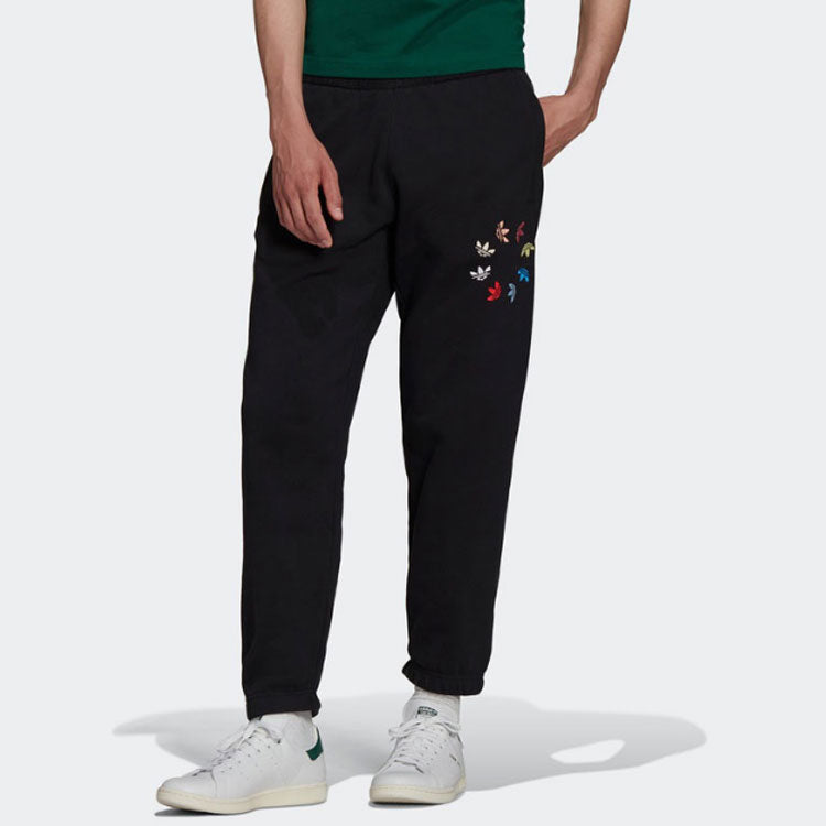 adidas Adicolor Shattered Trefoil Sweat Pants 'Black' H37730