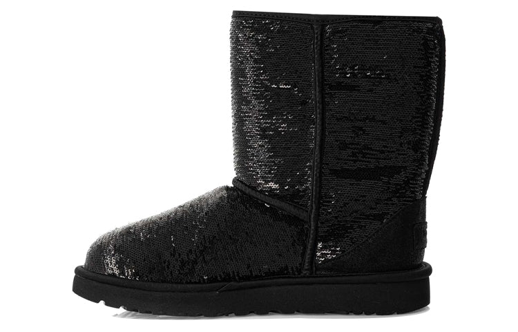 (WMNS) UGG Classic Short Cosmos Sequin 1103796-BKGM