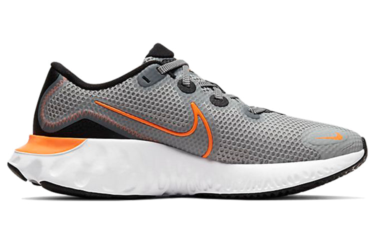 (GS) Nike Renew Run 'Light Smoke Grey Total Orange' CT1430-070
