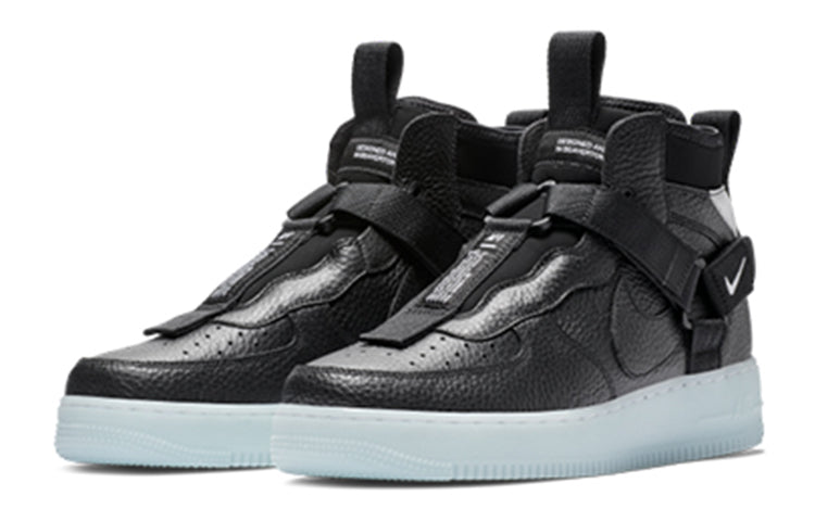 Nike Air Force 1 Mid Utility 'Black Half Blue' AQ9758-001