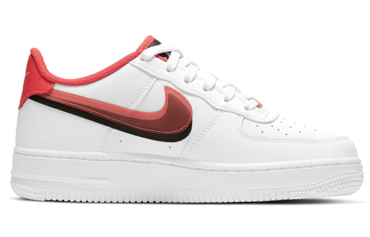 (GS) Nike Air Force 1 LV8 'Double Swoosh - Bright Crimson' CW1574-101
