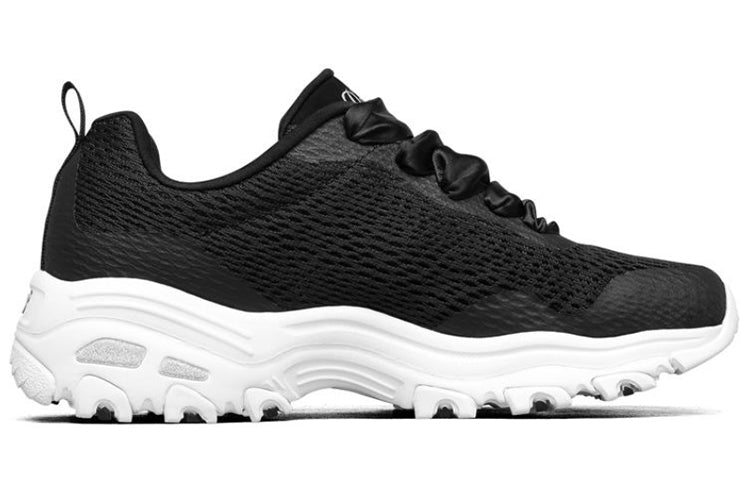 (WMNS) Skechers D'Lites 1.0 GS Black 66666196-BKW