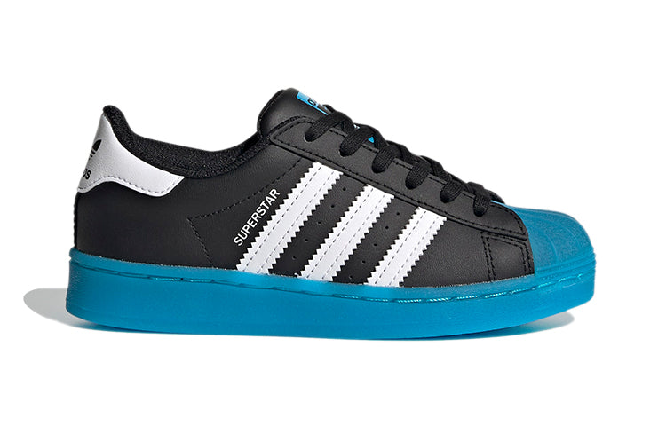(PS) adidas originals Superstar 'Black Blue White' FW3998