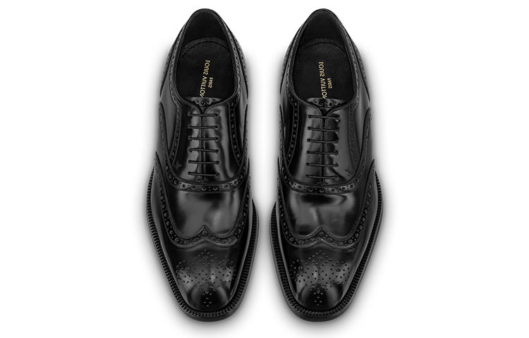 حذاء ديربي من LOUIS VUITTON Graduate Lace Up "أسود" 1A9HD3
