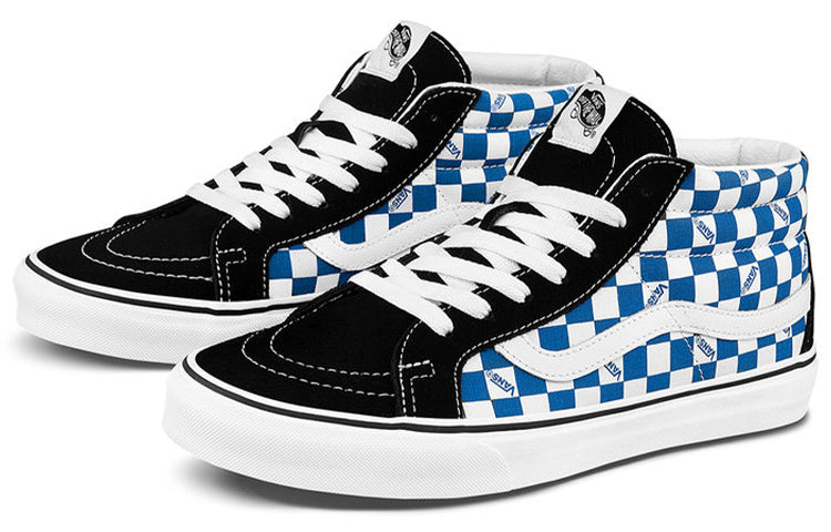 Vans Sk8-mid Checkerboard Blue/White VN0A3MV85I5
