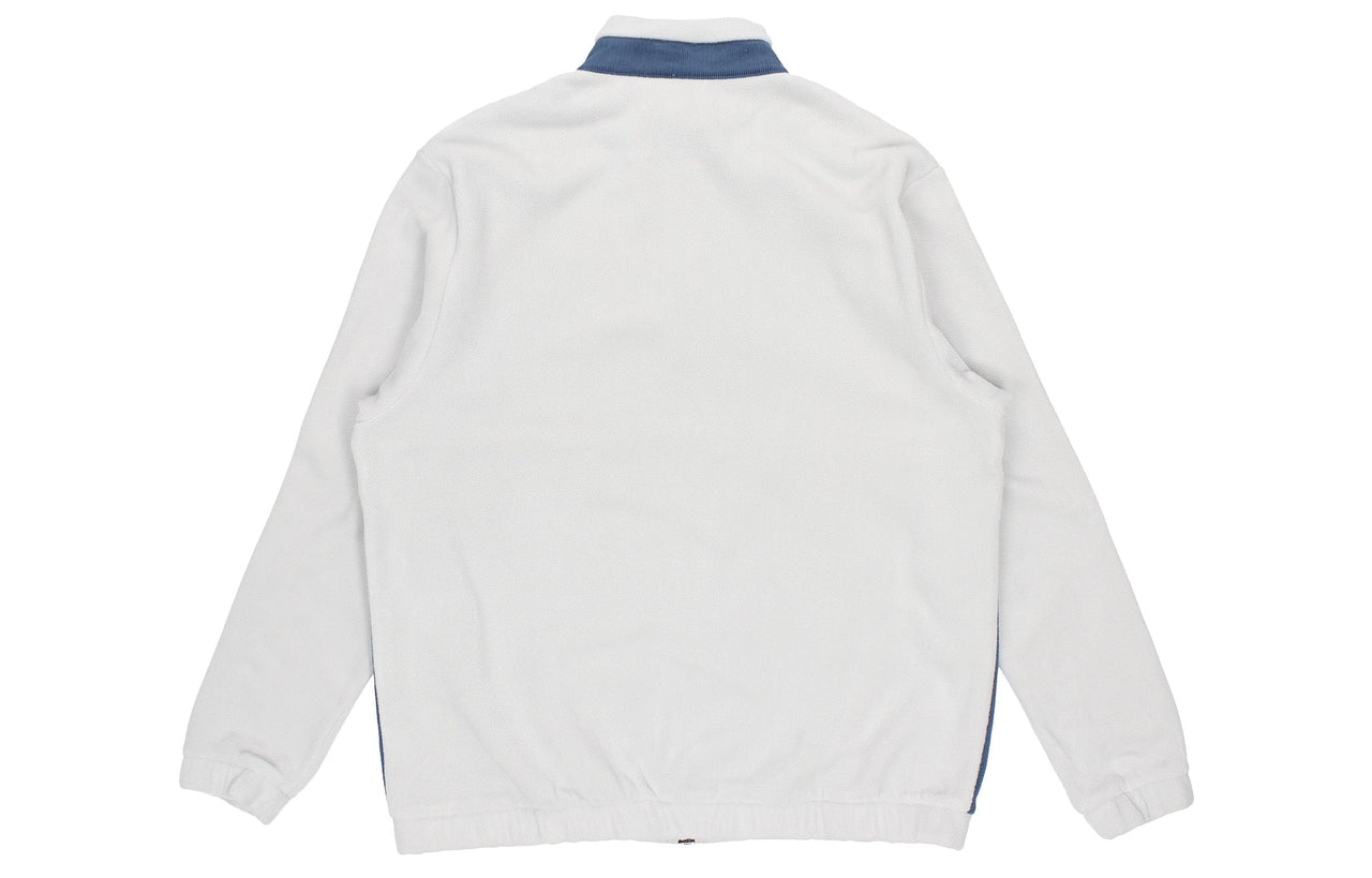 PUMA Winter Retro polar fleece Splicing Stand Collar logo Jacket light grey 531274-09