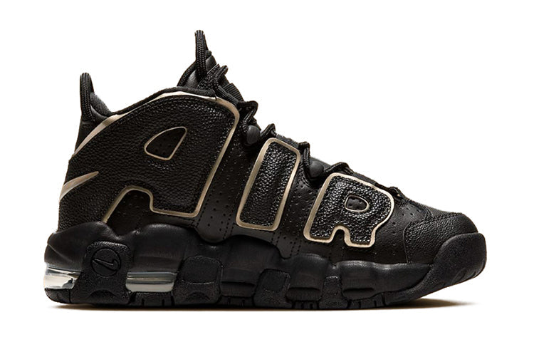 (GS) Nike Air More Uptempo 'Black Metallic Gold Star' DD3038-001