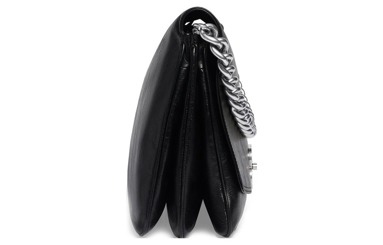 (WMNS) Balenciaga Bb Soft Large Flap Bag 'Black' 7484882AAI41000