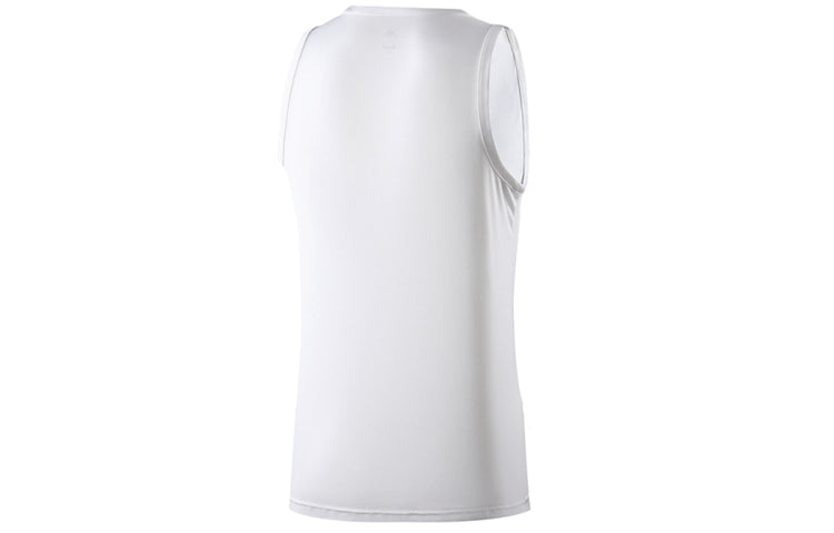 adidas Printing Logo Basketball Sports Vest White EJ5612